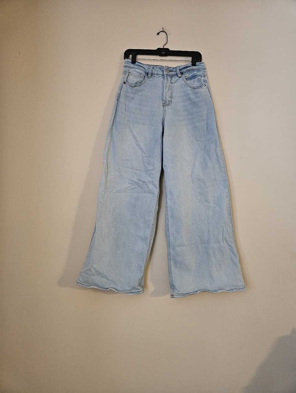 Almost Famous Light Blue Wide Leg Jeans, Size 7